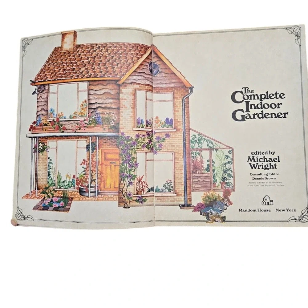 The Complete Indoor‎ Gardener by Michael Wright 1974 Gardening Book